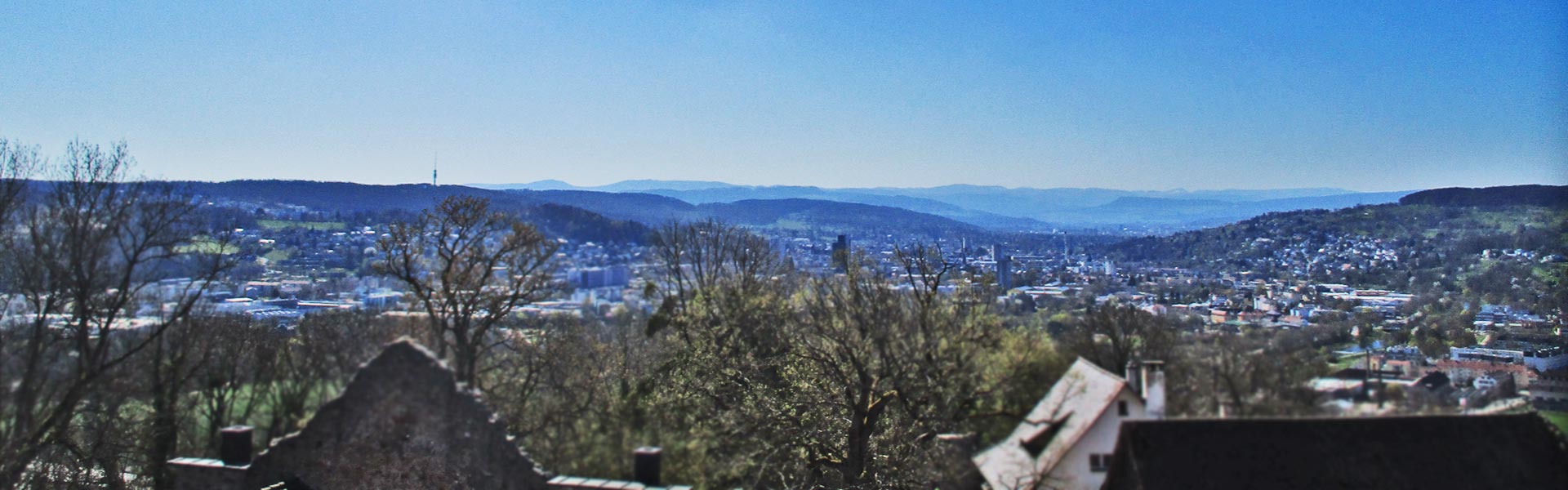 Lörrach & die Regio - touristische Vielfalt - Blick auf Lörrach