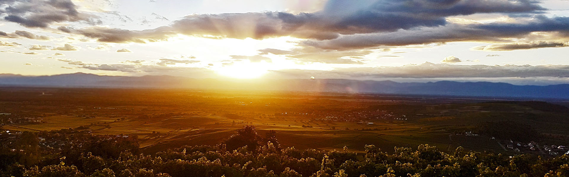 Lörrach & die Regio - touristische Vielfalt - Blick auf Vogesen