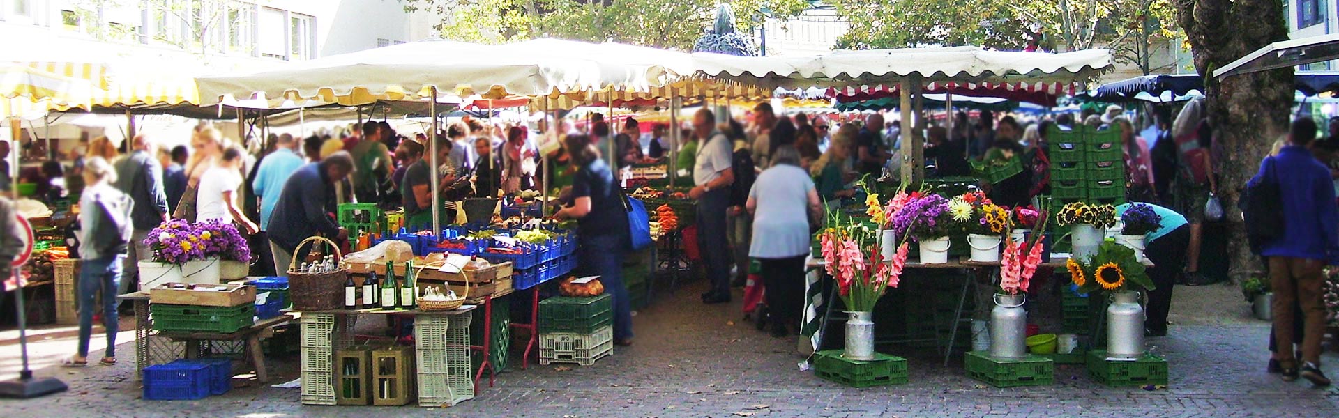 Lörrach & die Regio - touristische Vielfalt - Wochenmarkt