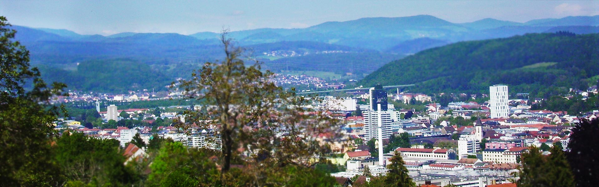 Lörrach & die Regio - lebenswertes Lörrach - Blick auf Lörrach